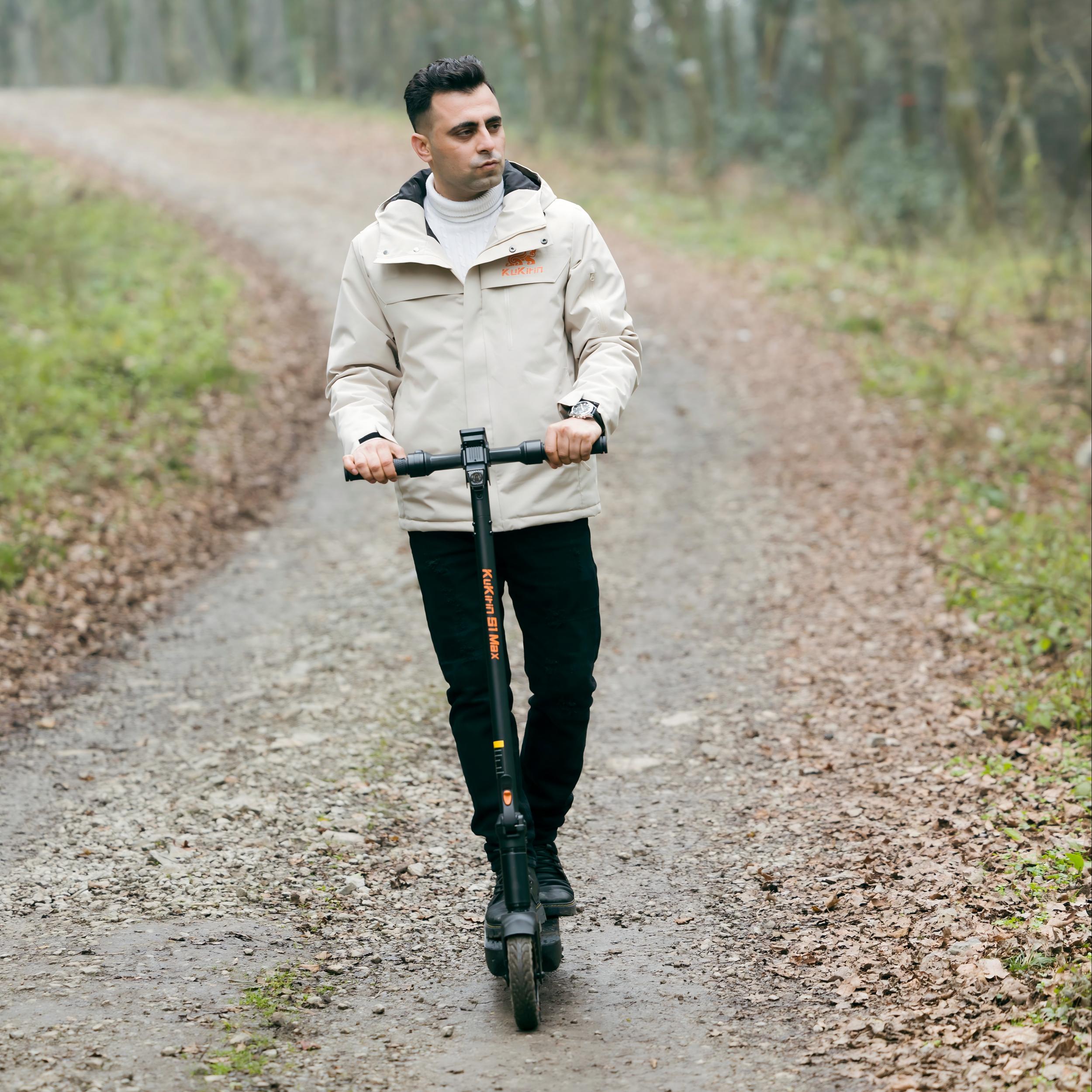 KuKirin S1 Max 52V 20.8Ah Battery, Dual 1000W Powerful Motor Electric Scooter Kukirin