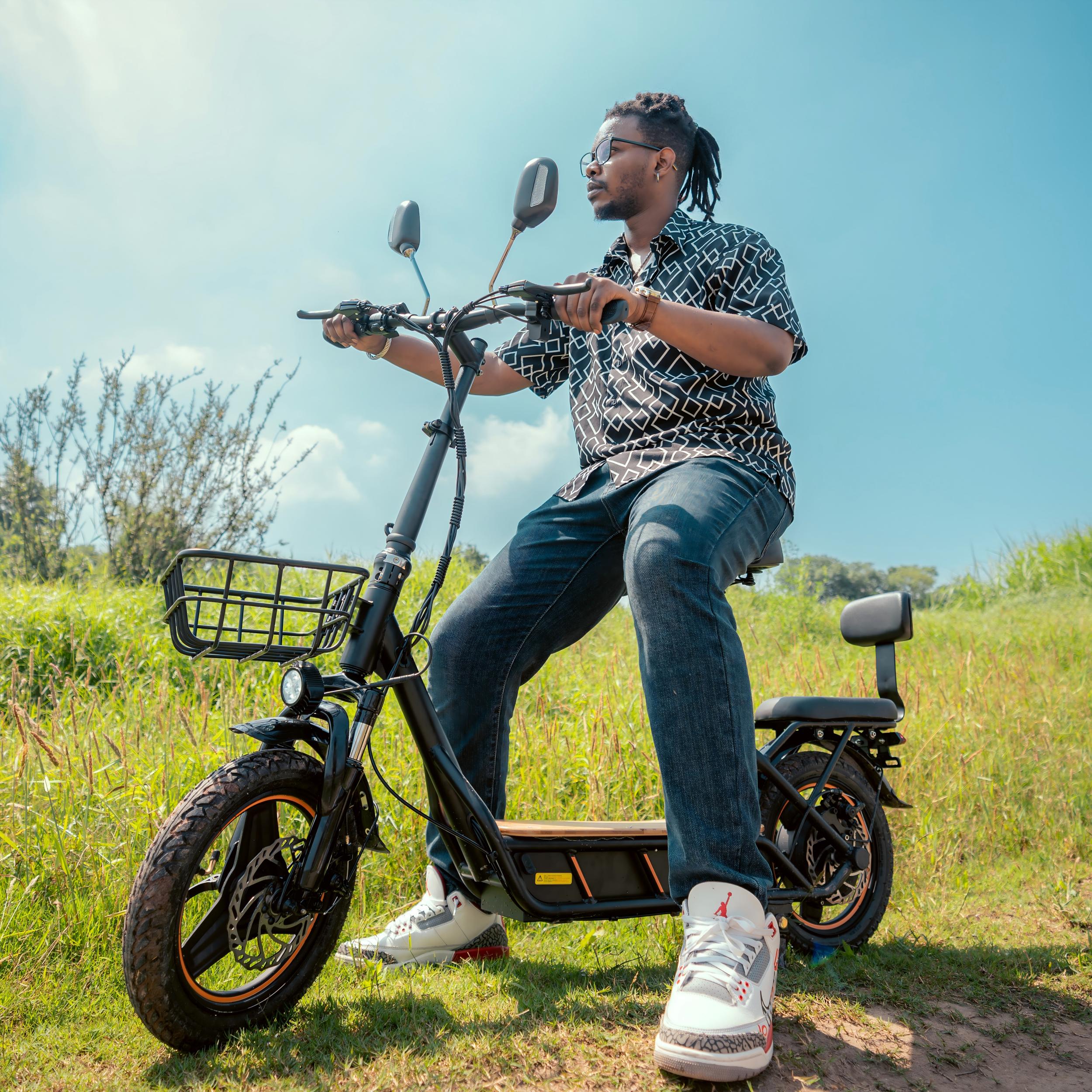 Kukirin C1 Pro 48V 26Ah Battery,1200W Power Motor Electric Bike Kukirin