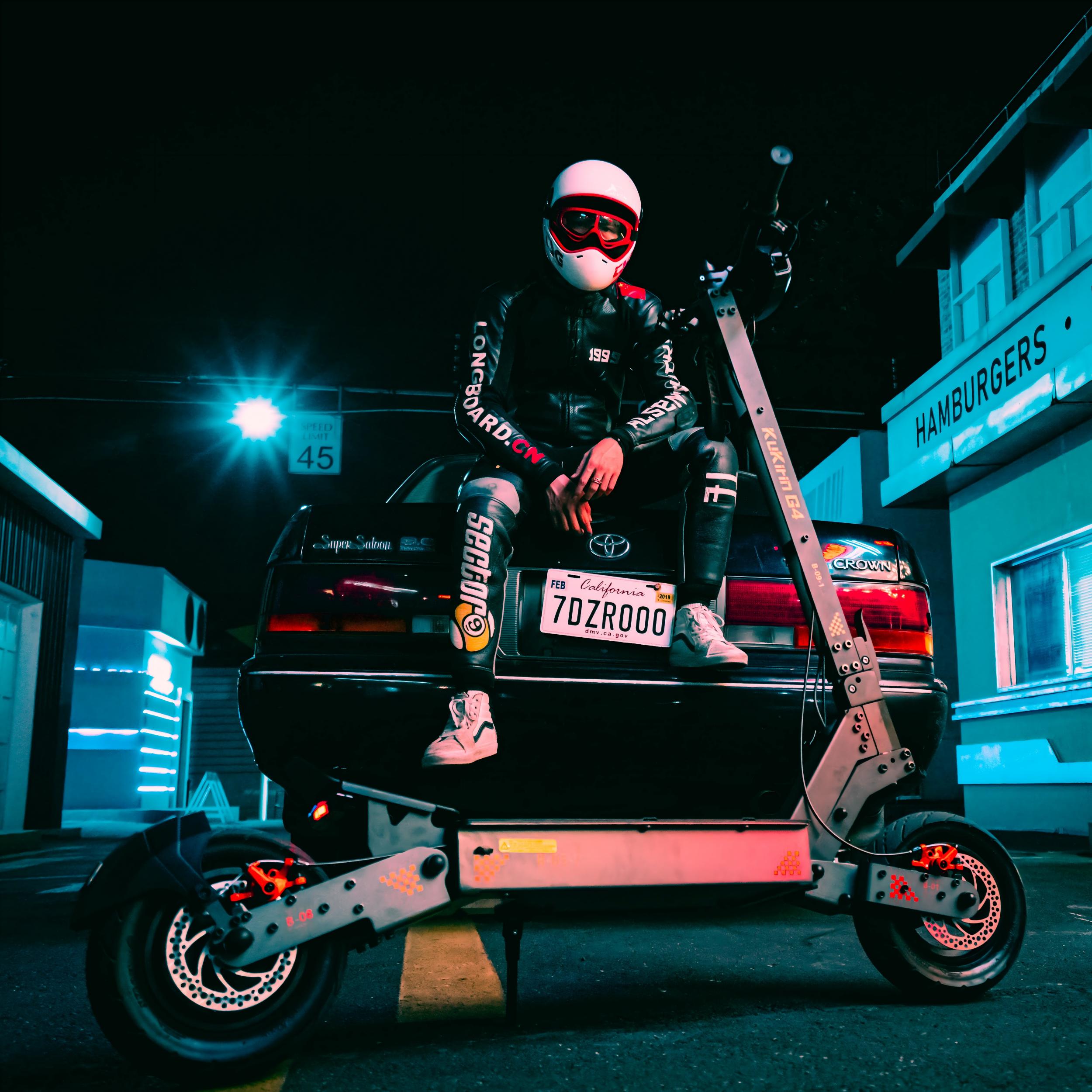 KuKirin G4 60V 20Ah Battery,2000W Powerful Motor Electric Scooter Kukirin