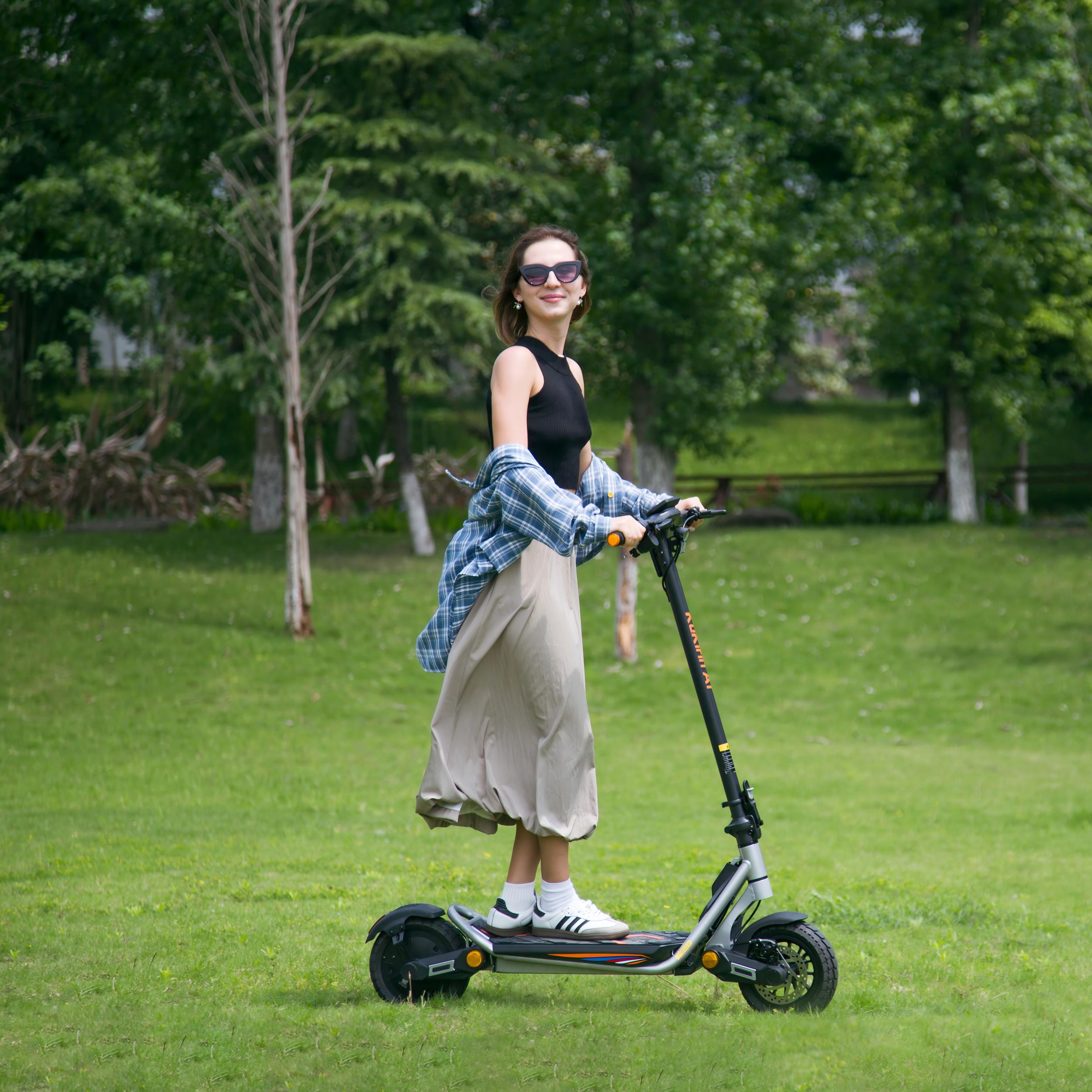 Kukirin A1 48V 13Ah Battery,800W Powerful Motor Electric Scooter Kukirin