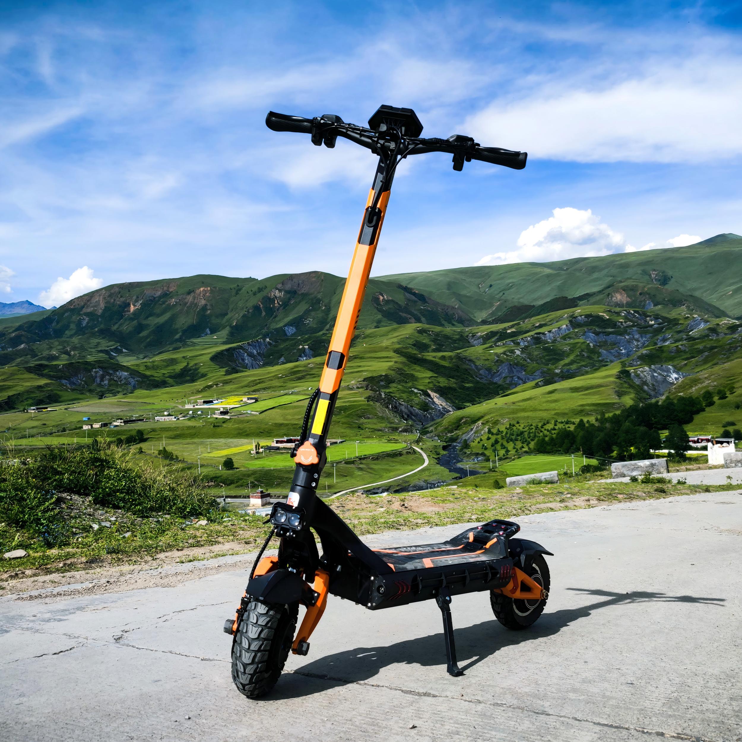 KuKirin G3 Pro 52V 23Ah Battery,1200W Powerful Motor Off-Road Electric Scooter Kukirin