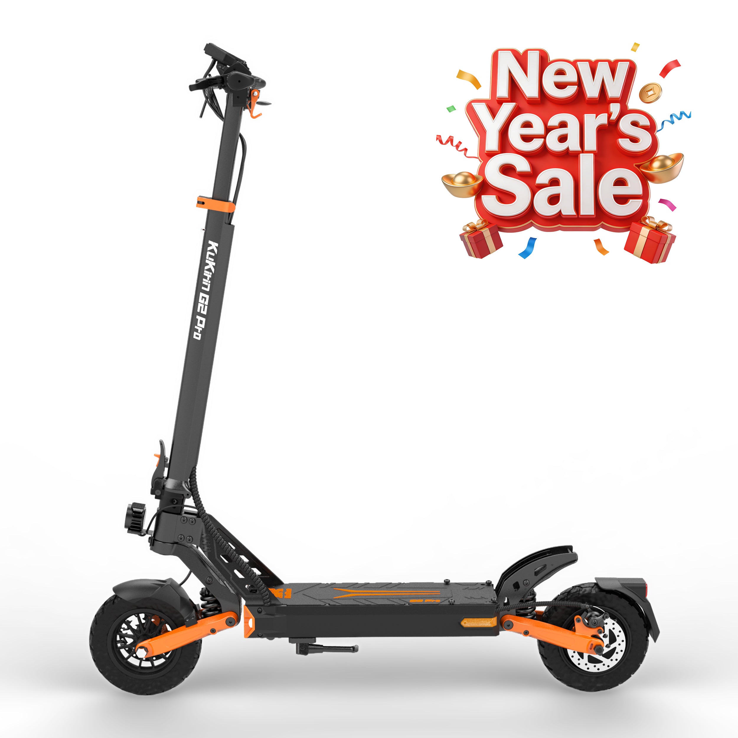KuKirin G2 Pro 48V 15.6Ah Battery, 600W Brushless Motor Electric Scooter