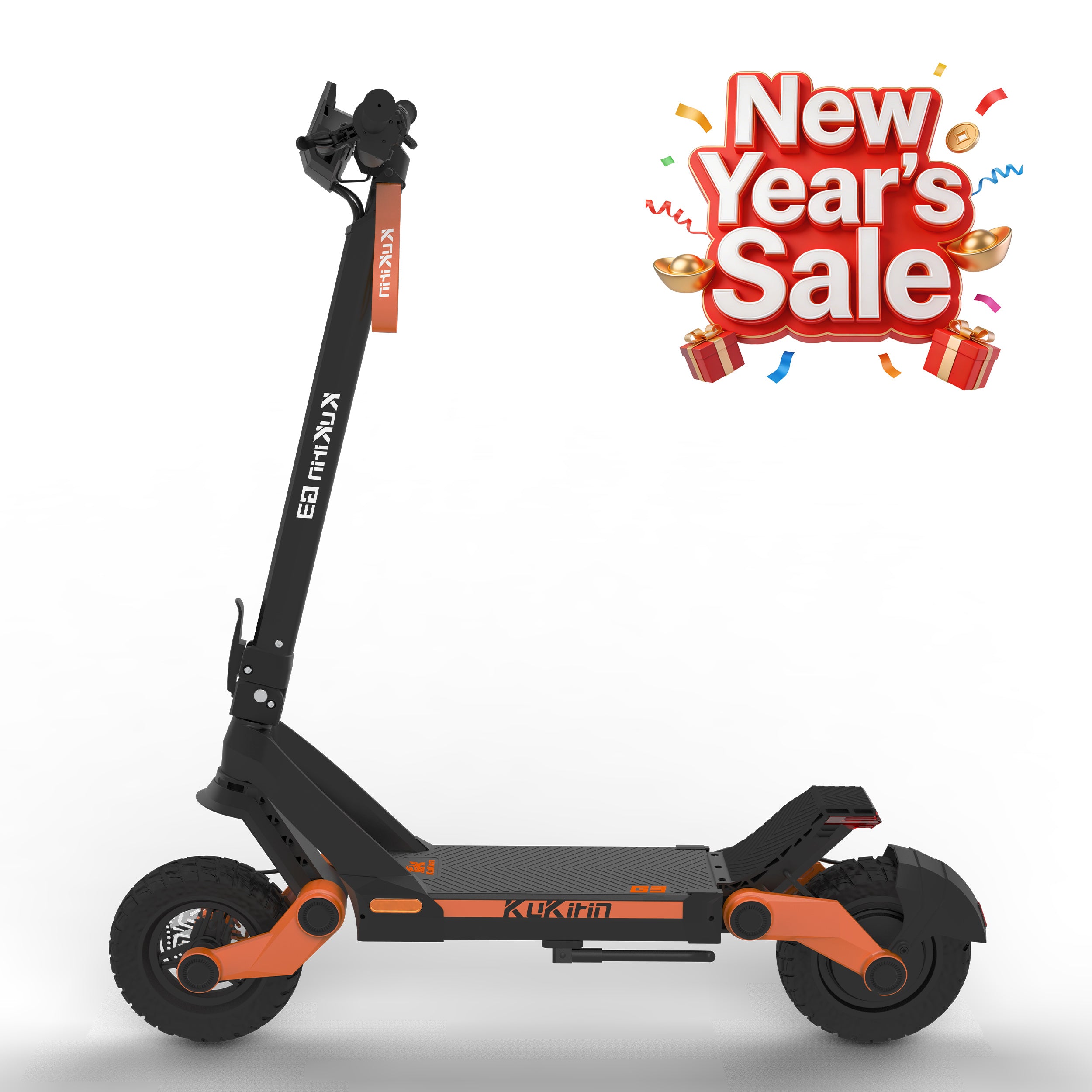 KuKirin G3 52V 18Ah Battery,1200W Powerful Motor Electric Scooter