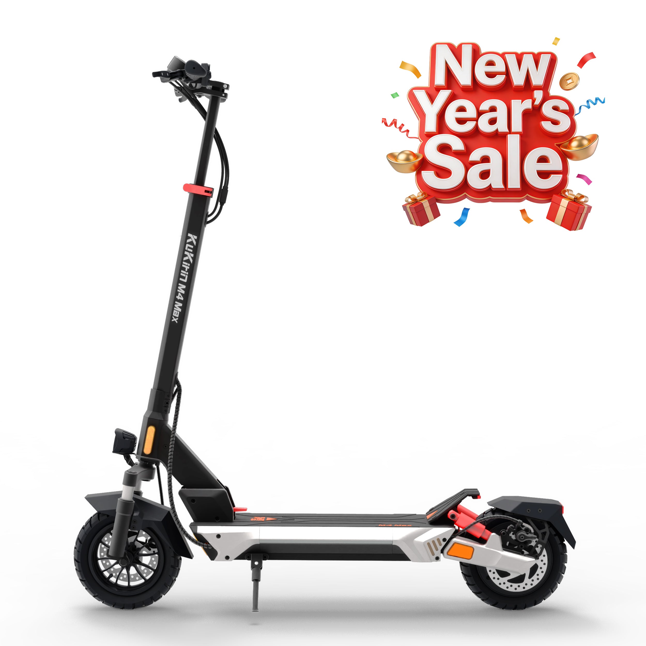 KuKirin M4 Max 48V 18.2Ah Battery, Dual 800W Powerful Motor Electric Scooter