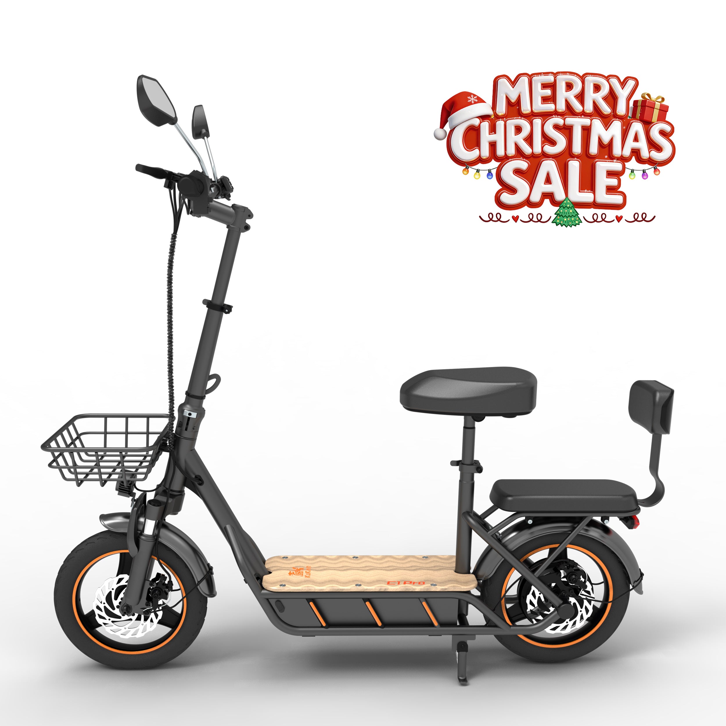 KuKirin C1 Pro 48V 26Ah Battery,1200W Power Motor Electric Bike Kukirin