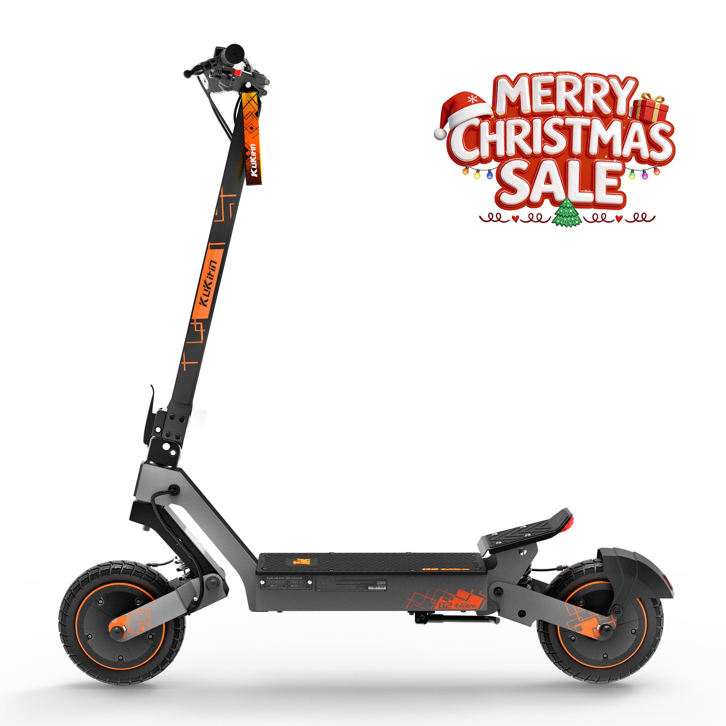 KuKirin G2 Ultra 48V 18Ah Battery,1600W Powerful Motor Electric Scooter Kukirin