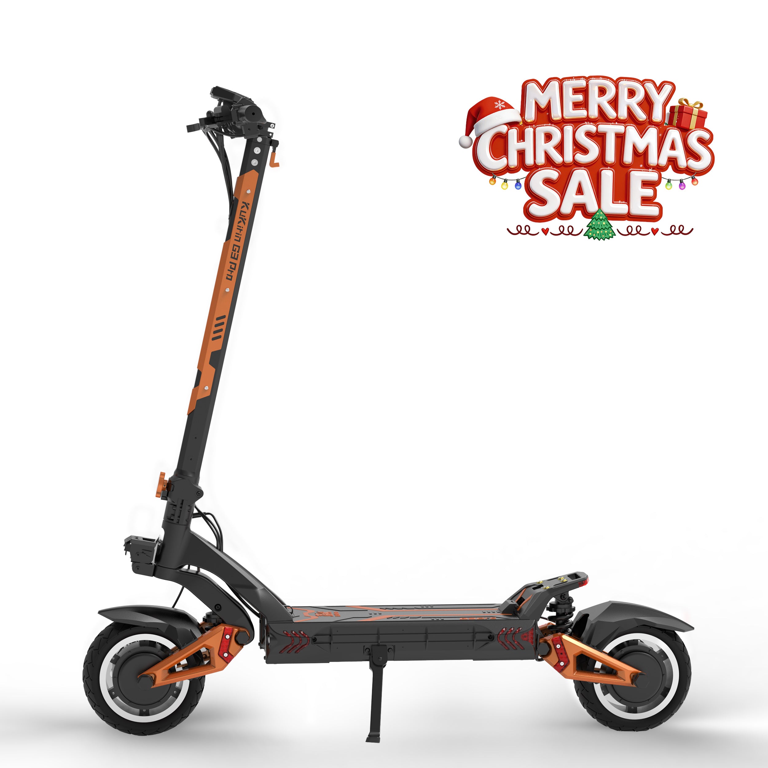KuKirin G3 Pro 52V 23Ah Battery,1200W Powerful Motor Off-Road Electric Scooter Kukirin