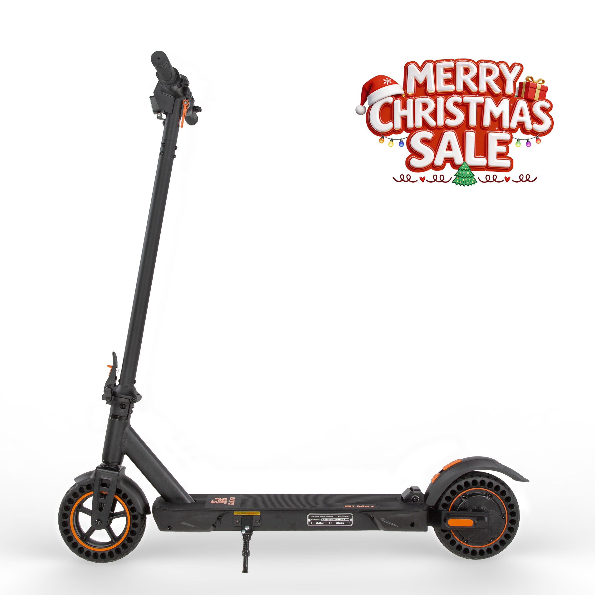 KuKirin S1 Max 36V 10.4Ah Battery, Dual 350W Powerful Motor Electric Scooter Kukirin